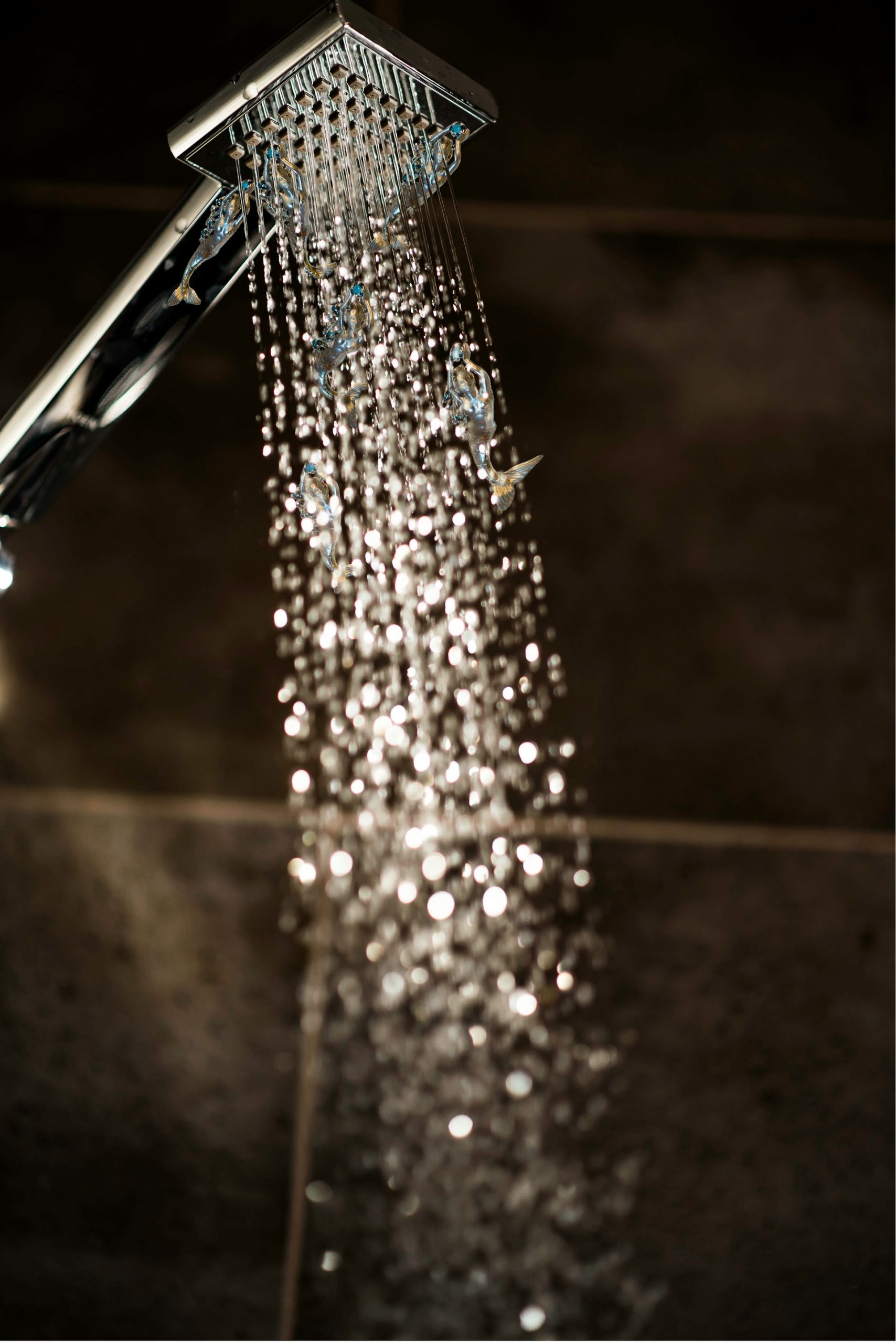 Walk-in shower enclosure with premium glass and fittings